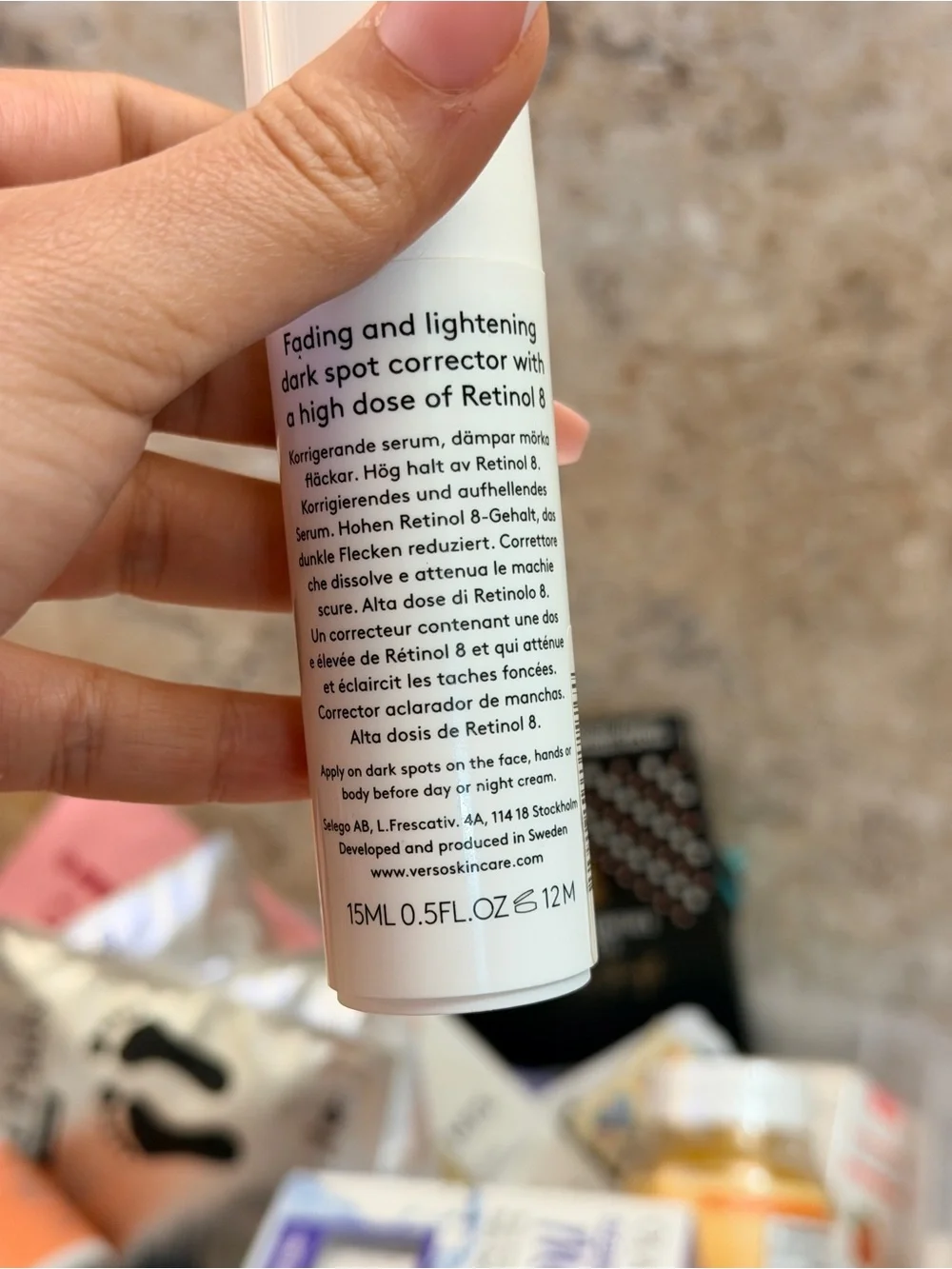 Verso Dark Spot Fix with Retinol 8 - White